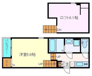 マジェスティ福田町の物件間取画像